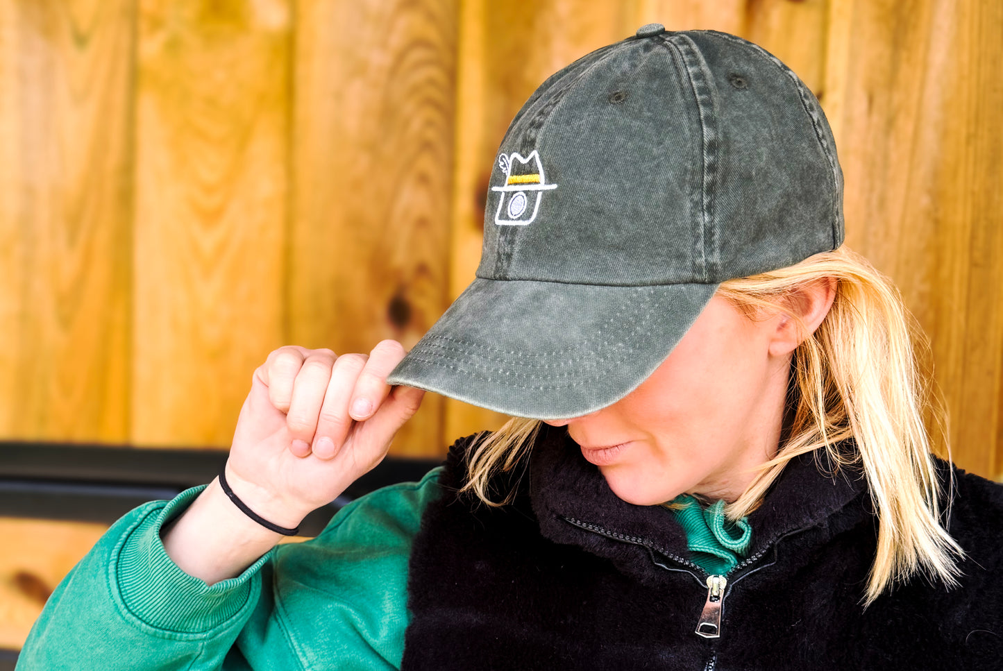 CASQUETTE VERTE VINTAGE